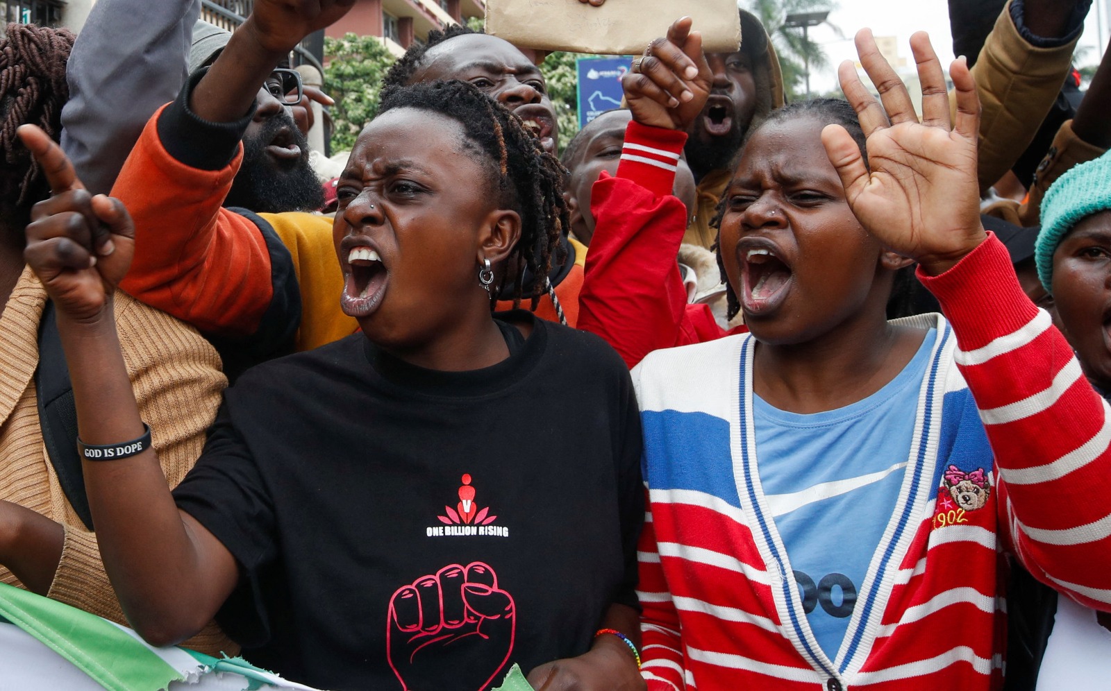 hunan right activists protests in Nairobi streets
