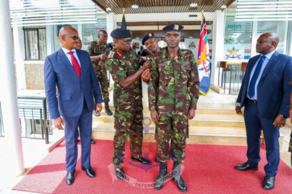 KDF Promotes Footballer Boniface Muchiri