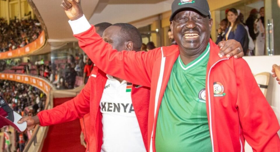 Raila pledges ksh500k to Harambee stars
